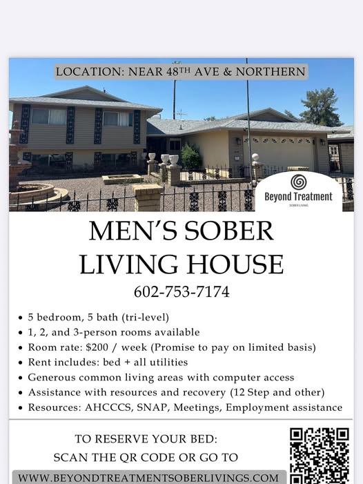 Beyond Treatment Mens Sober Living House