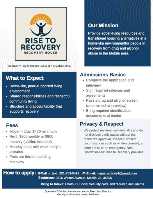Rise to Recovery Recovery House