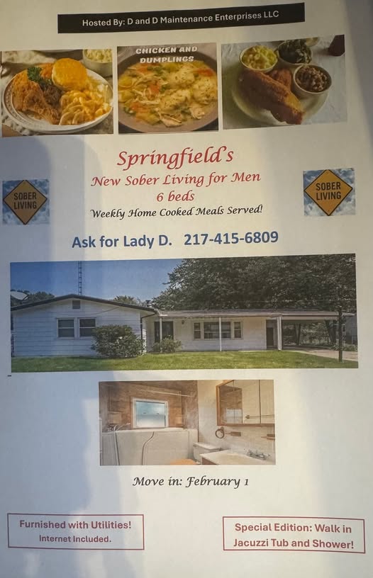 Springfields New Sober Living for Men