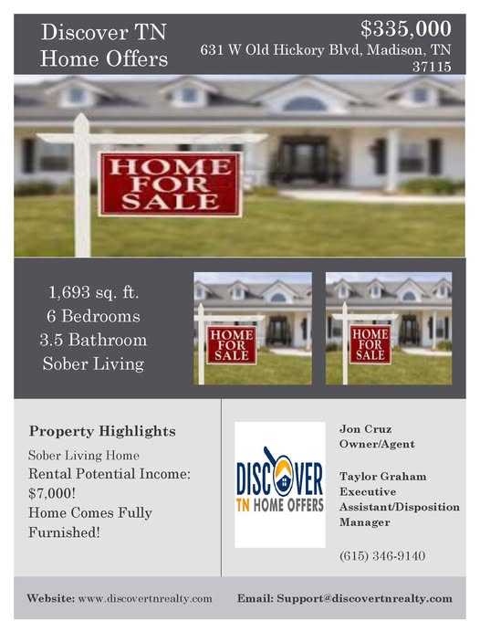 Sober Living Home – Madison