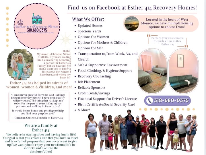 Arise Recovery Homes – Esther414