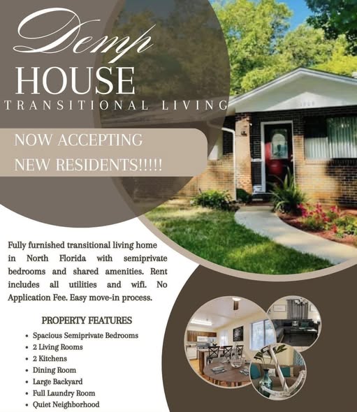 DEMP HOUSE Transitional Living – Mens Recovery Housing